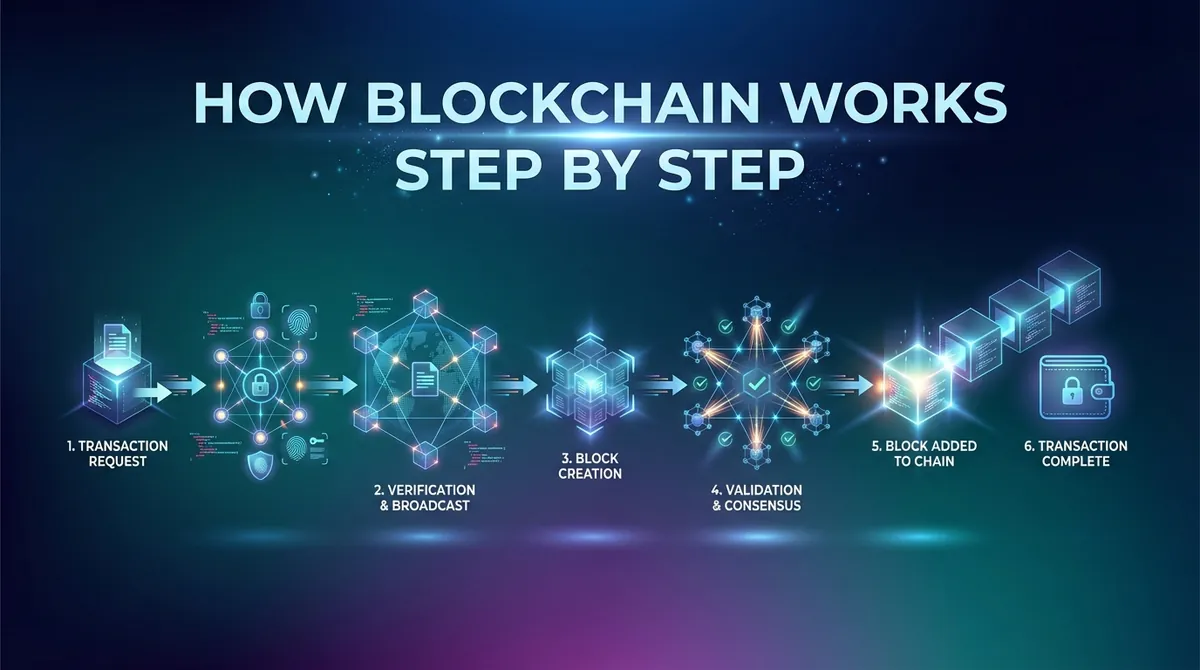 How Blockchain Works Step by Step