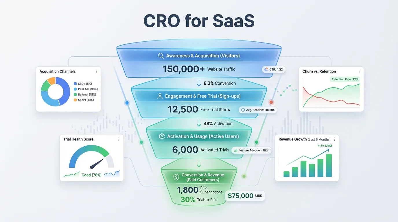CRO Strategy for SaaS Products The 2026 Master Guide