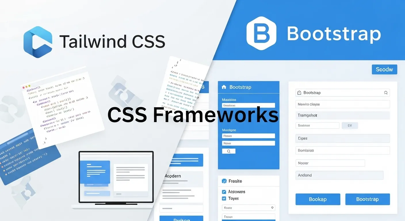 CSS Frameworks Comparison Tailwind vs Bootstrap Complete Guide