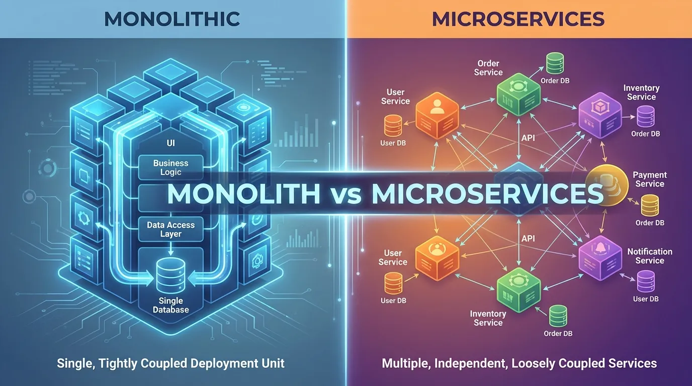 Monolithic vs Microservices Architecture Complete Guide