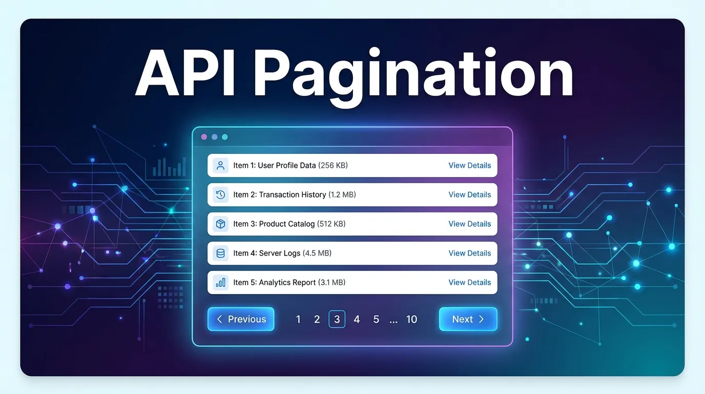 Pagination in APIs Best Practices for Scalable API Design