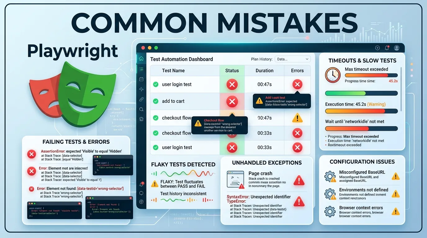 Common Playwright Automation Mistakes