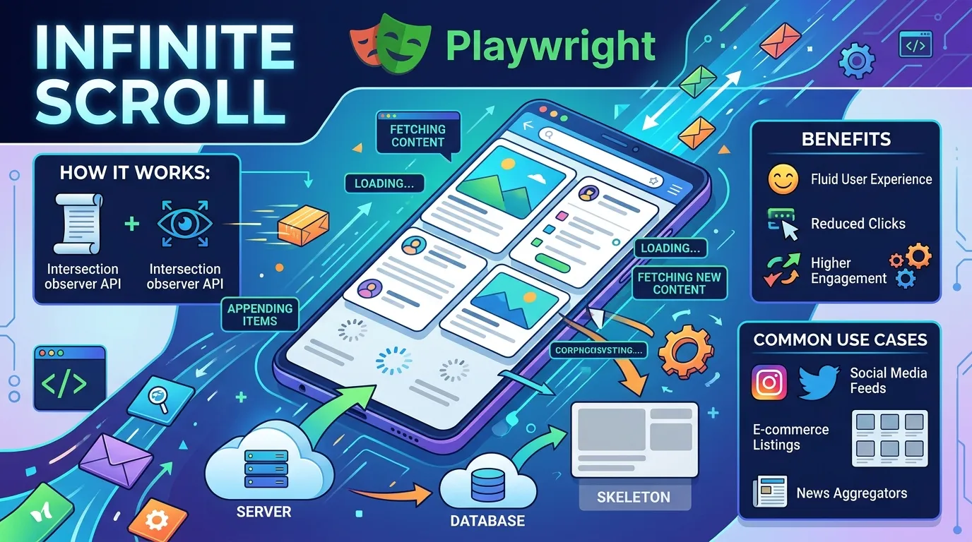 Playwright Infinite Scroll Testing Guide with Examples