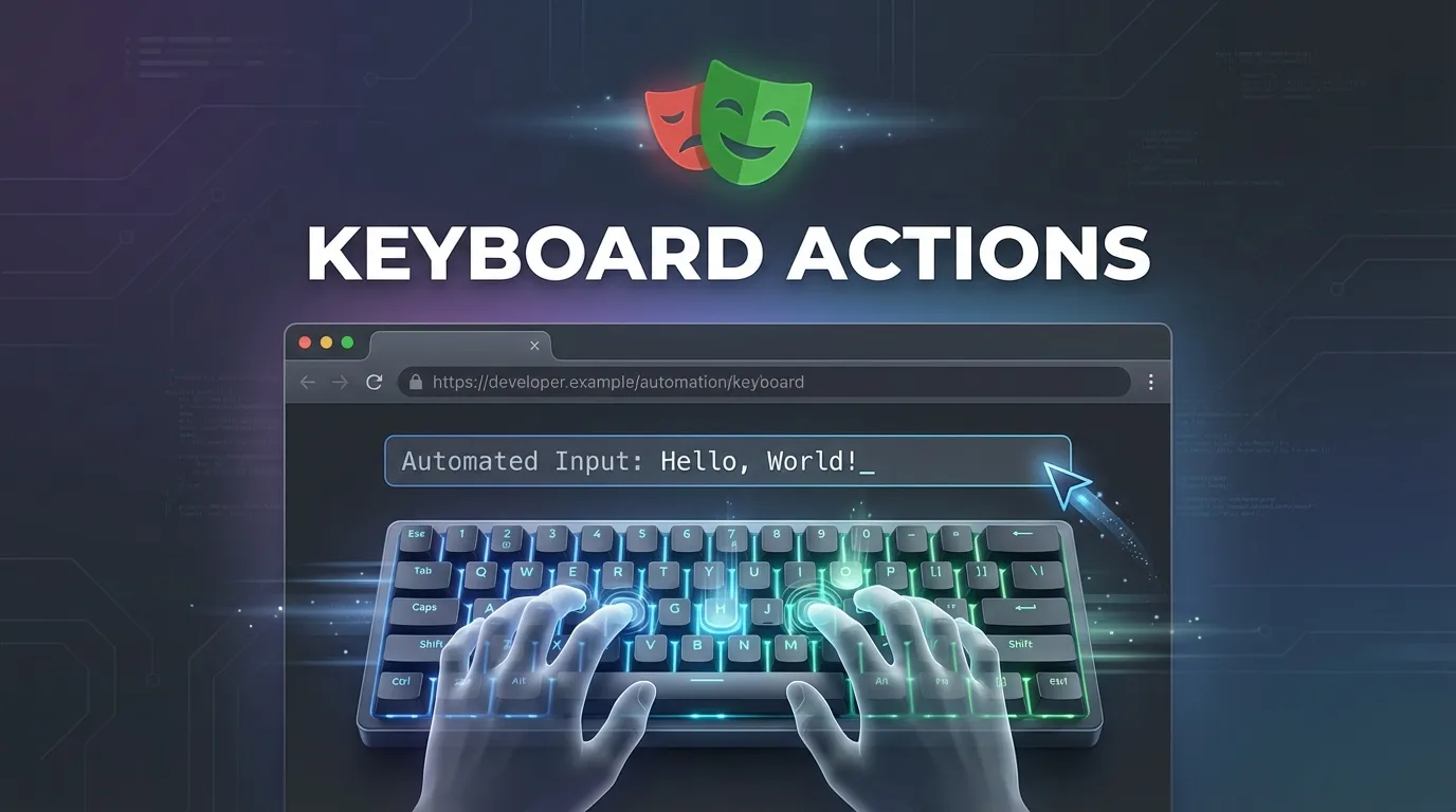 Keyboard Actions in Playwright Complete Guide