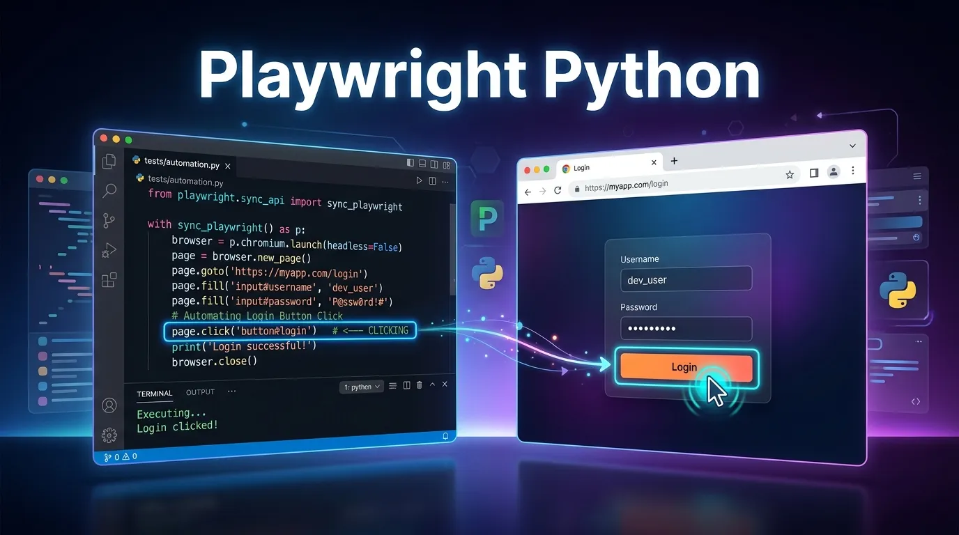 Playwright Automation with Python Complete Guide for Beginners and
