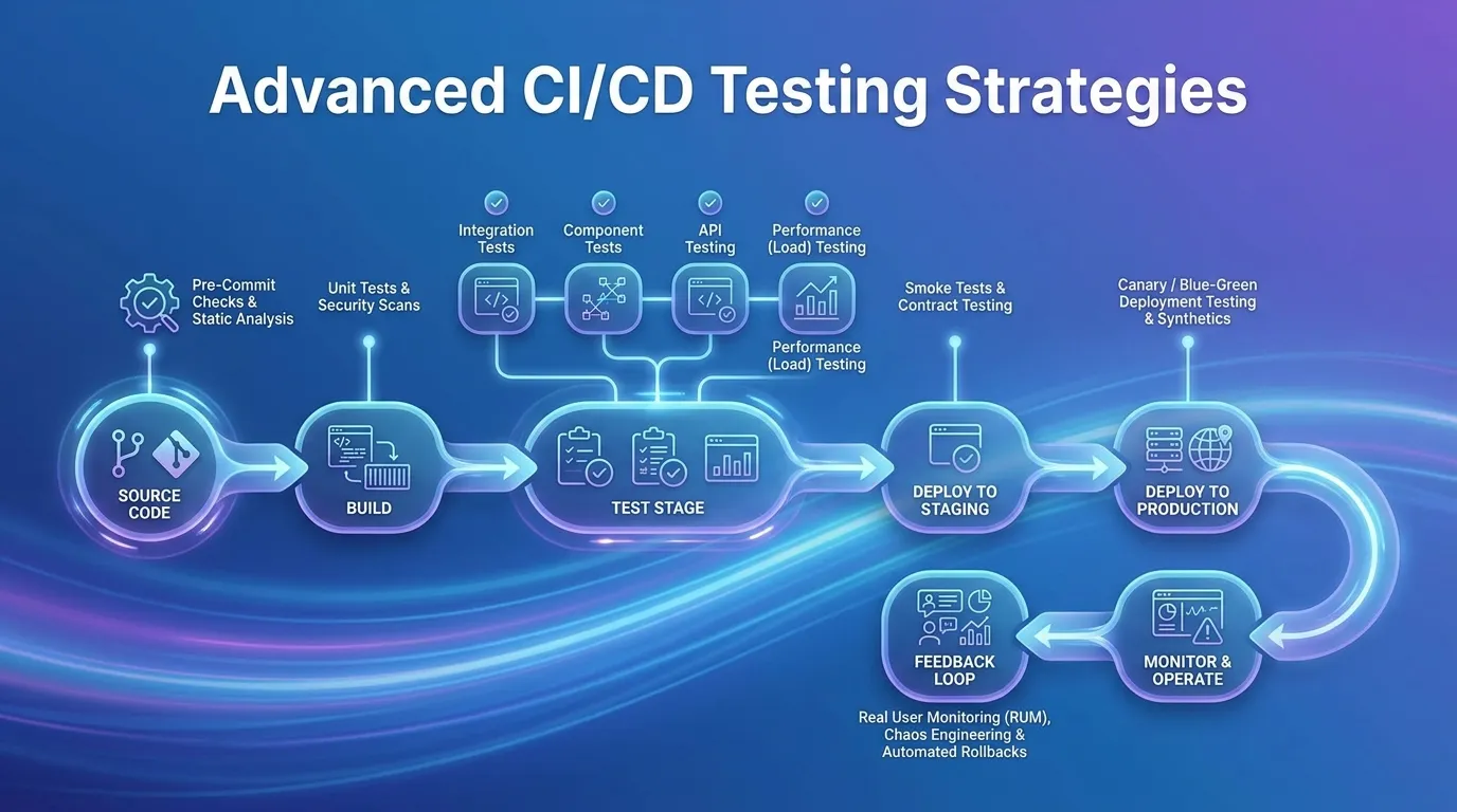 Advanced CI/CD Testing Strategies for Enterprise Scale