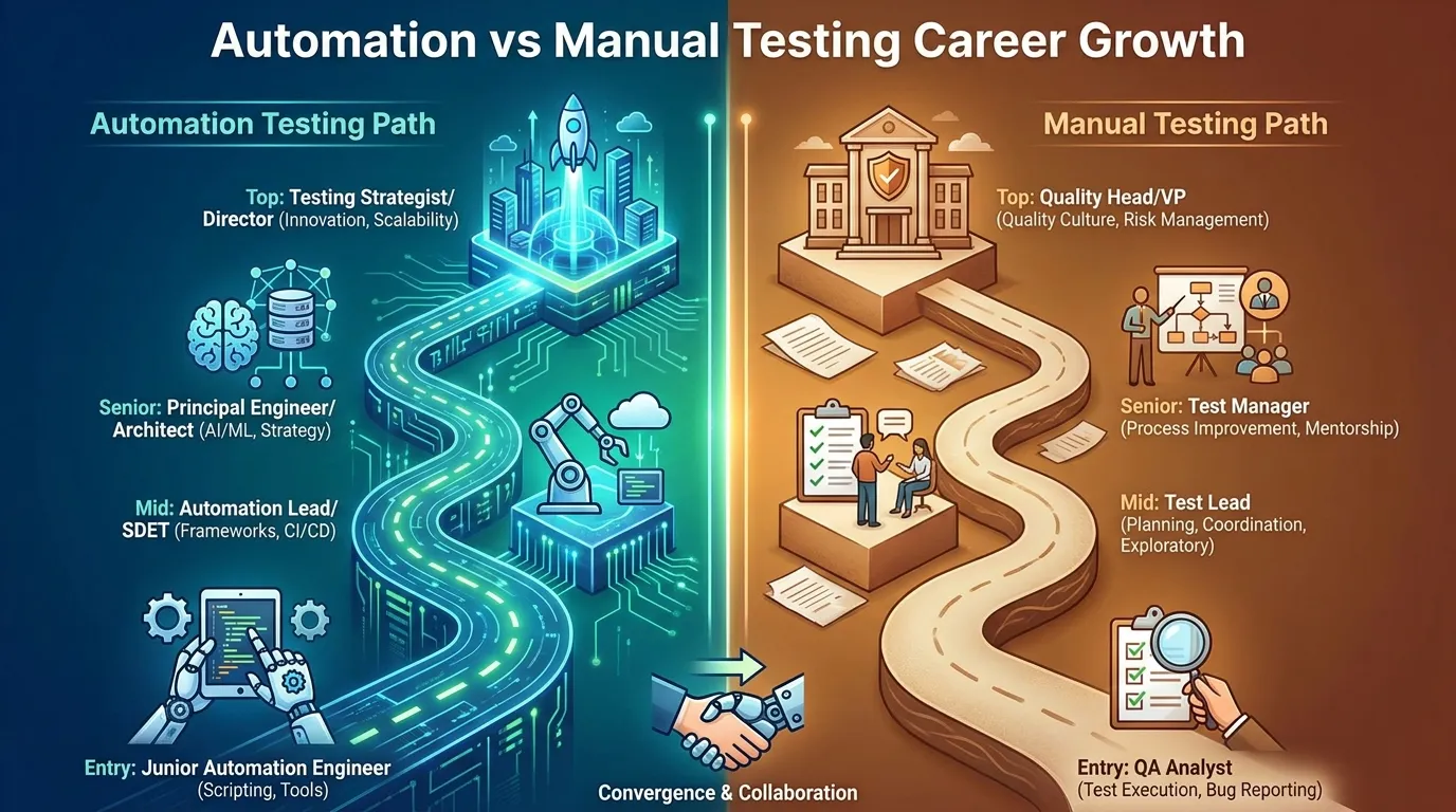 Automation vs Manual Testing Career Growth: 2026 Roadmap
