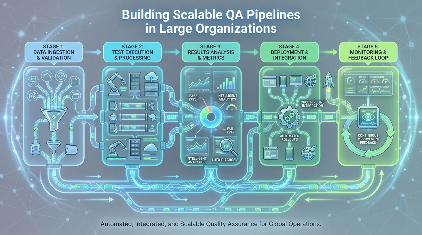 Scalable QA Pipelines: Enterprise Guide for 2026