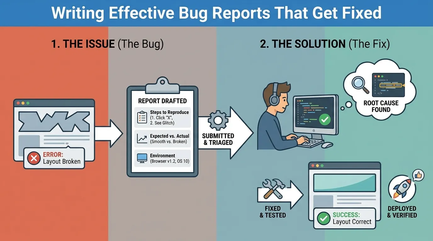 Writing Effective Bug Reports That Get Fixed (2026 Guide)